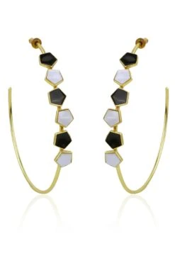 Varnika Arora Black Dahlia Hoops -Celestiagem Jewelry Shop 01062023va22 4