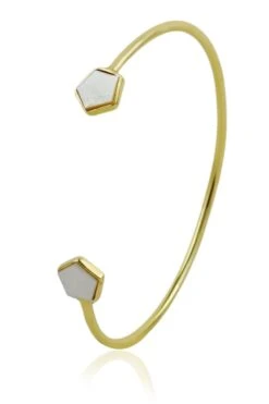Varnika Arora White Lumi Bangle