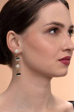 Isharya Amara Mirror Cupola Earrings -Celestiagem Jewelry Shop 0404ish03 2