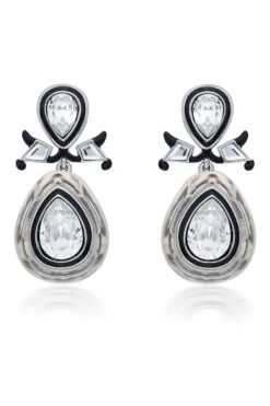 Isharya Infinity Cut Crystal Drop Earrings -Celestiagem Jewelry Shop 0404yshb011 2