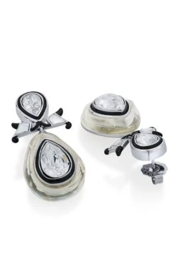 Isharya Infinity Cut Crystal Drop Earrings -Celestiagem Jewelry Shop 0404yshb011 4