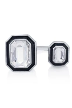 Isharya White Dual-Crystal Ring 10 Isharya White Dual-Crystal Ring -Celestiagem Jewelry Shop 0404yshb017 4