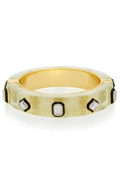 Isharya Mirror Resin Hinge Bangle 8 Isharya Mirror Resin Hinge Bangle -Celestiagem Jewelry Shop 0404yshb021 2