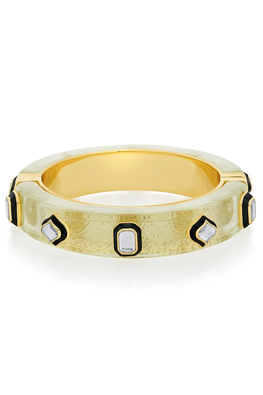 Isharya Mirror Resin Hinge Bangle 4 Isharya Mirror Resin Hinge Bangle - Image 2