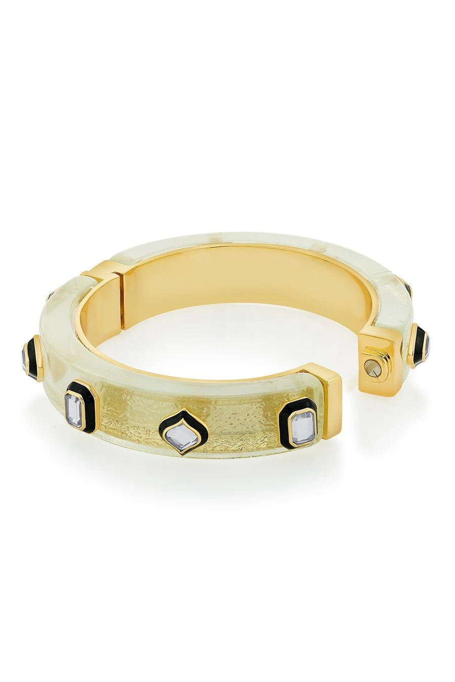 Isharya Mirror Resin Hinge Bangle 6 Isharya Mirror Resin Hinge Bangle - Image 4