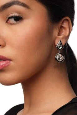 Isharya Crystal Drop Earrings