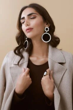 Varnika Arora Azra Mother Of Pearl Dangler Earrings 9 Varnika Arora Azra Mother Of Pearl Dangler Earrings -Celestiagem Jewelry Shop 0802va15 2