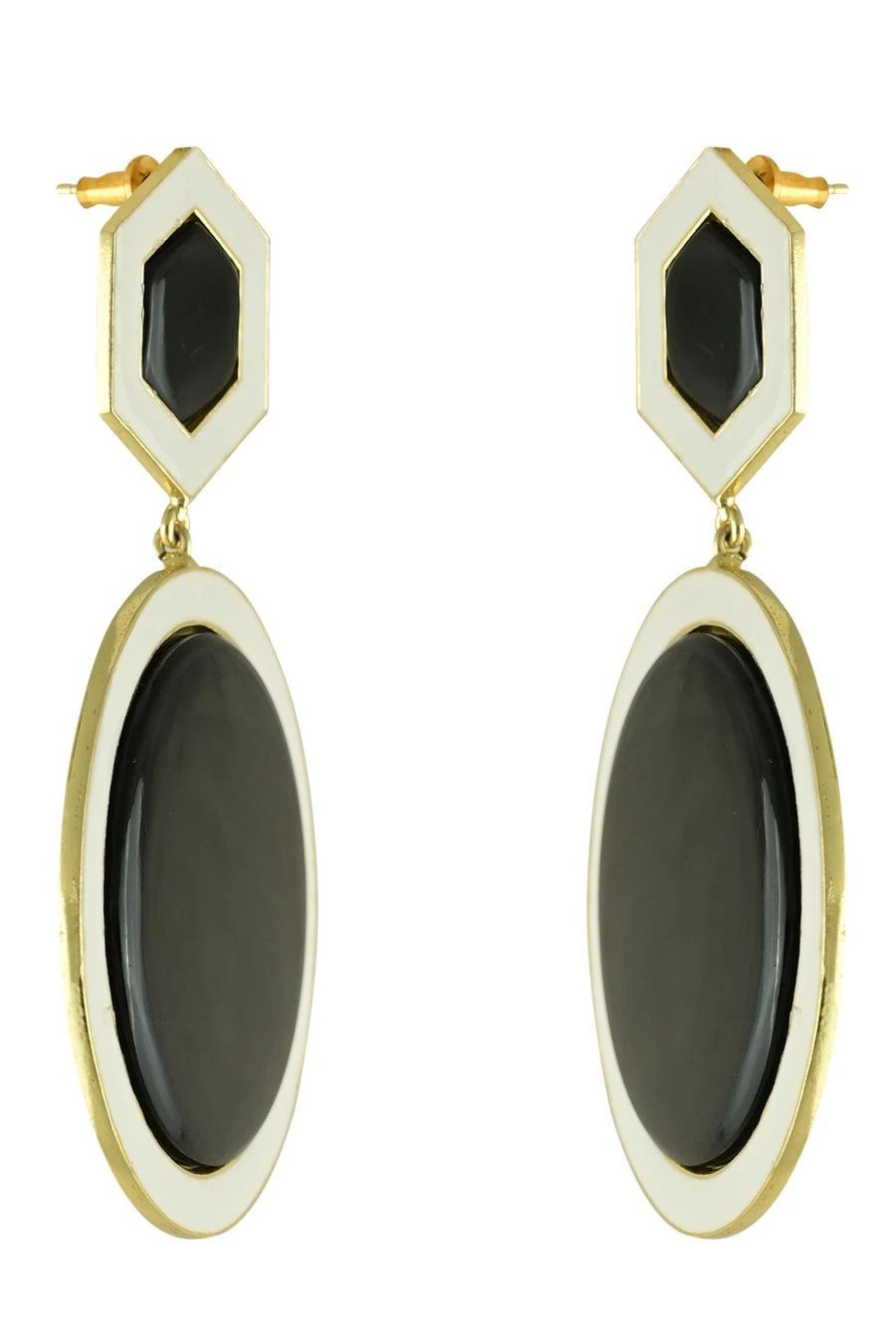 Varnika Arora Azra Mother Of Pearl Dangler Earrings 8 Varnika Arora Azra Mother Of Pearl Dangler Earrings - Image 6