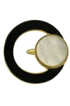 Varnika Arora Ikaia Mother-of-pearl Ring 9 Varnika Arora Ikaia Mother-of-pearl Ring -Celestiagem Jewelry Shop 0802va22 4