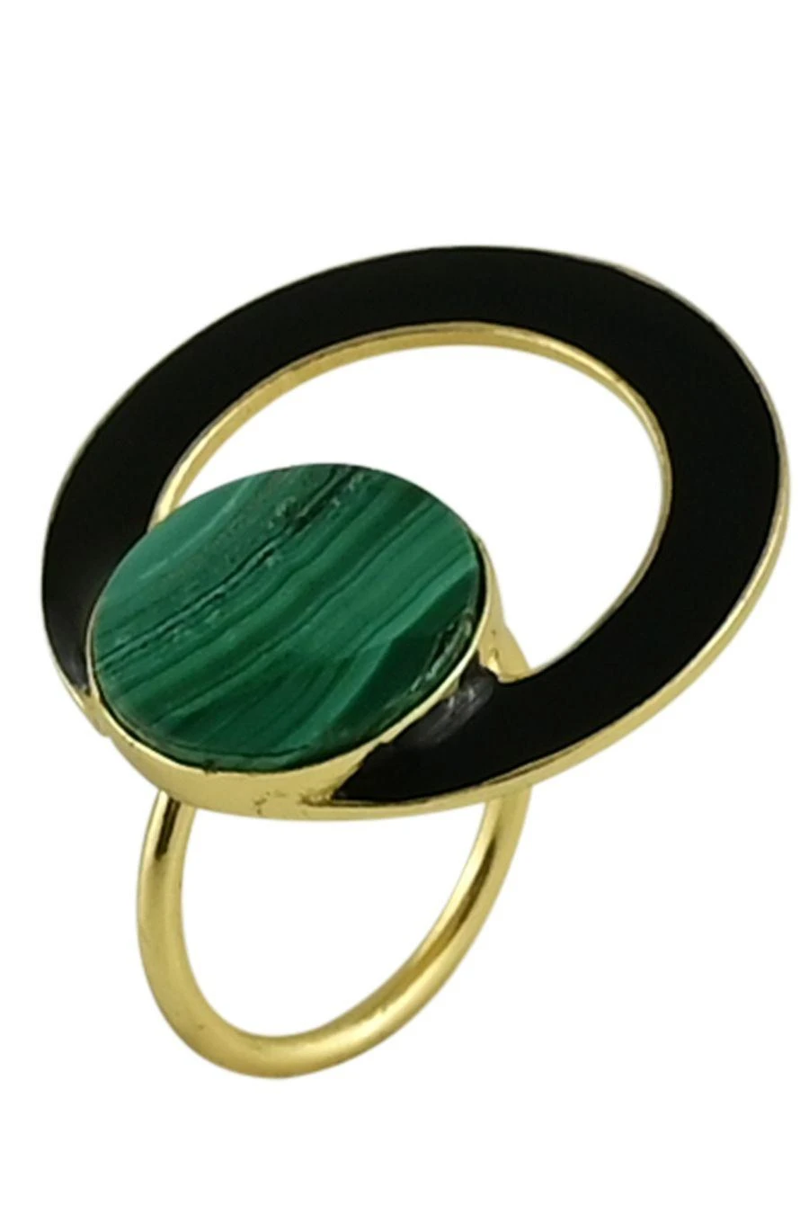 Varnika Arora Green Mother-of-pearl Ring 6 Varnika Arora Green Mother-of-pearl Ring - Image 4