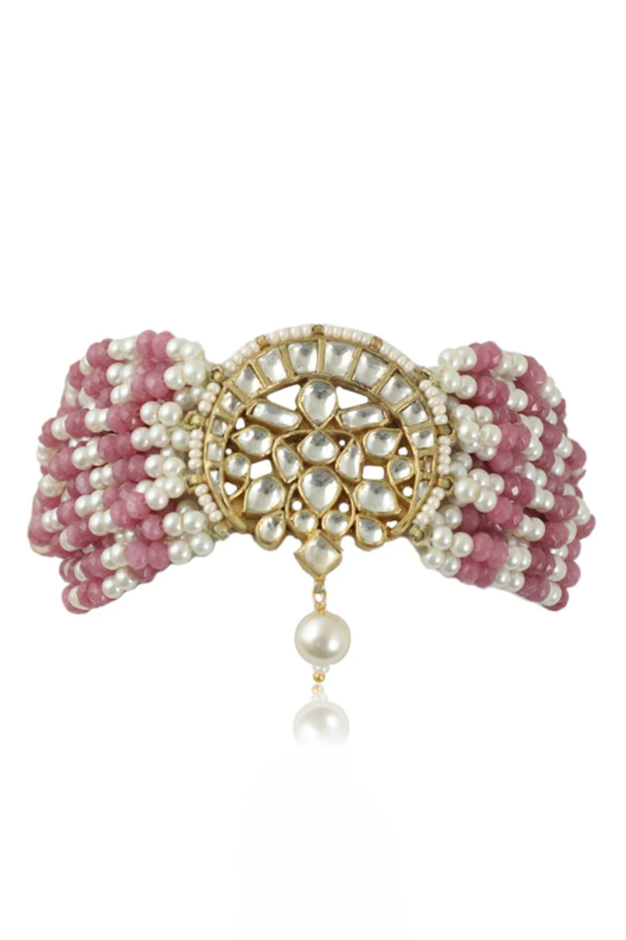 Riana Jewellery Pink Pearl Chand Bracelet 3 Riana Jewellery Pink Pearl Chand Bracelet