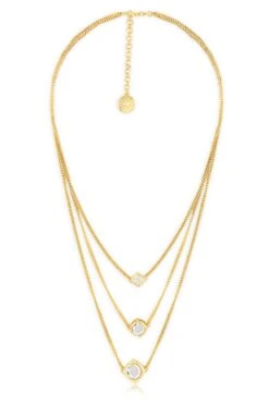 Isharya Lumen Trio Diamond Layer Pendant Necklace -Celestiagem Jewelry Shop 10124ie57 2