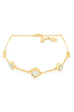 Isharya Lumen Elegant Gold & Mirror Necklace -Celestiagem Jewelry Shop 10124ie58 2