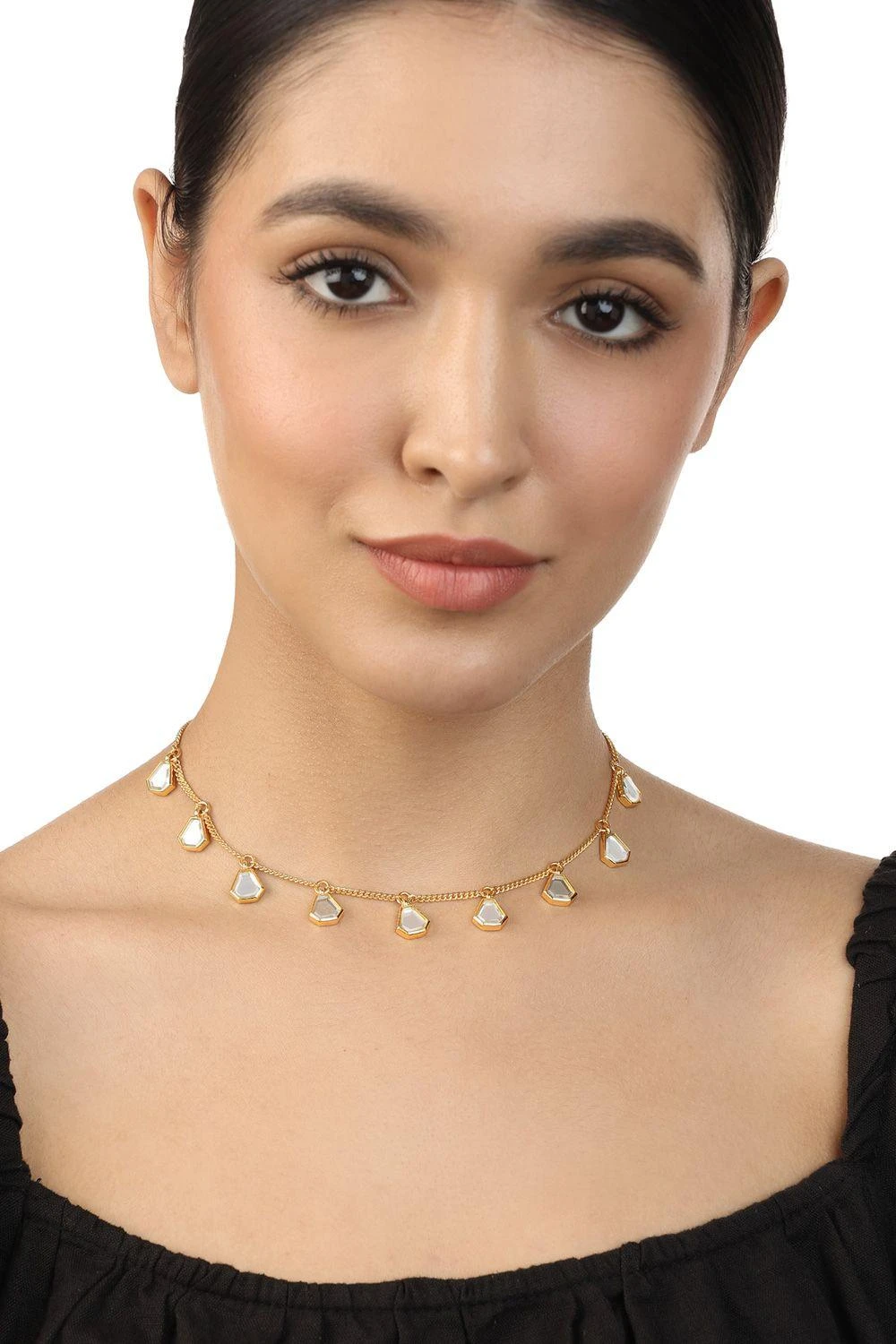 Isharya Lumen Multi-mirror Gold Necklace 3 Isharya Lumen Multi-mirror Gold Necklace