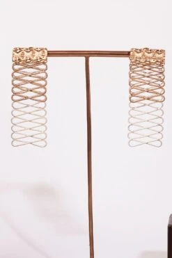 Suhani Pittie Gold & Silver Dual Tone Earrings -Celestiagem Jewelry Shop 10323sup8 3