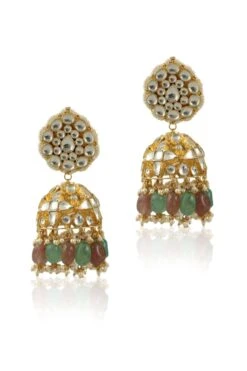 Riana Jewellery Sea Green Beaded Necklace Set -Celestiagem Jewelry Shop 1110ri01 6