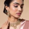 Turquoise Jewels Gold & Pink Kundan Necklace Set 1 Turquoise Jewels Gold & Pink Kundan Necklace Set -Celestiagem Jewelry Shop 12523tou6 1