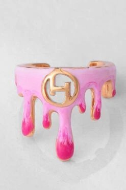 Outhouse Bubblegum Pink Midi Ring