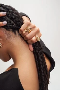 Outhouse Gold Molten Ring -Celestiagem Jewelry Shop 1411oh18 3