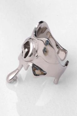 Outhouse Silver Molten Ring -Celestiagem Jewelry Shop 1411oh19 4