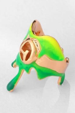 Outhouse Acid Green Molten Ring -Celestiagem Jewelry Shop 1411oh20 4