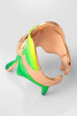 Outhouse Acid Green Molten Ring -Celestiagem Jewelry Shop 1411oh20 5