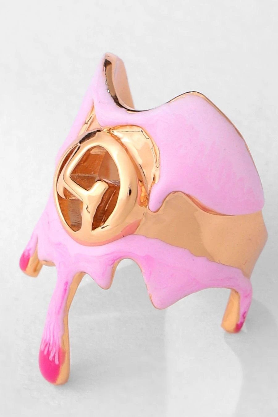 Outhouse Bubblegum Pink Molten Ring 4 Outhouse Bubblegum Pink Molten Ring - Image 2