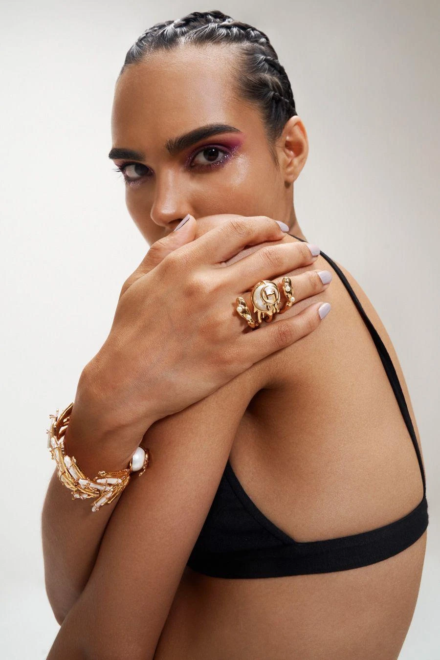 Outhouse Gold River Rose Wrap Ring 3 Outhouse Gold River Rose Wrap Ring