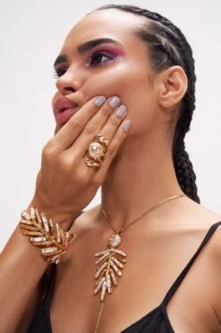 Outhouse Gold River Rose Wrap Ring 10 Outhouse Gold River Rose Wrap Ring -Celestiagem Jewelry Shop 1411oh28 4