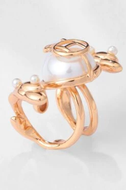 Outhouse Gold River Rose Wrap Ring 11 Outhouse Gold River Rose Wrap Ring -Celestiagem Jewelry Shop 1411oh28 5