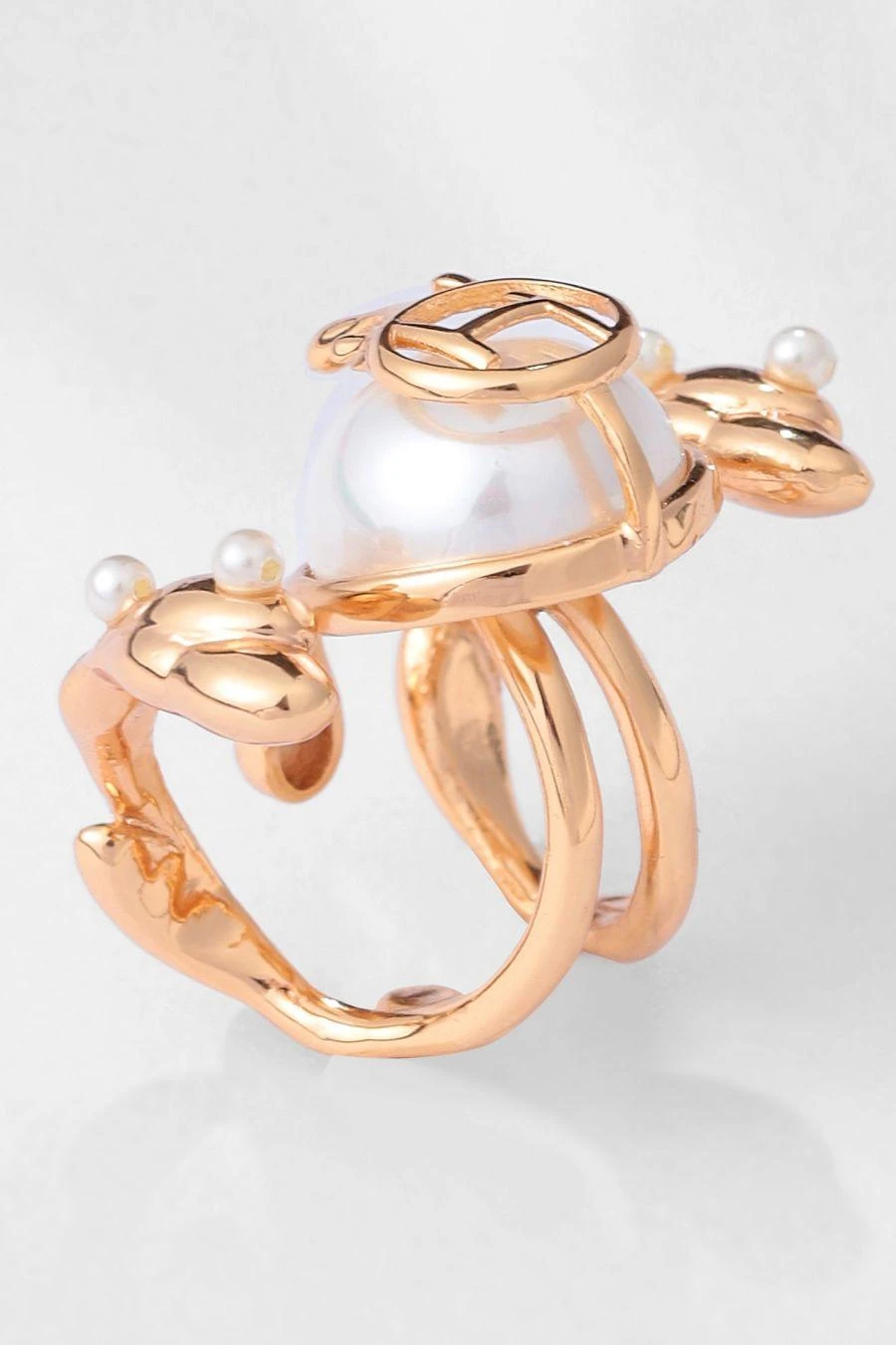 Outhouse Gold River Rose Wrap Ring 7 Outhouse Gold River Rose Wrap Ring - Image 5