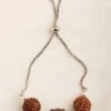Suhani Pittie Silver Plated Rudraksha Rakhi