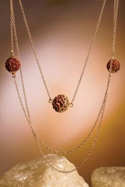 Suhani Pittie Rudraksha Layered Chain