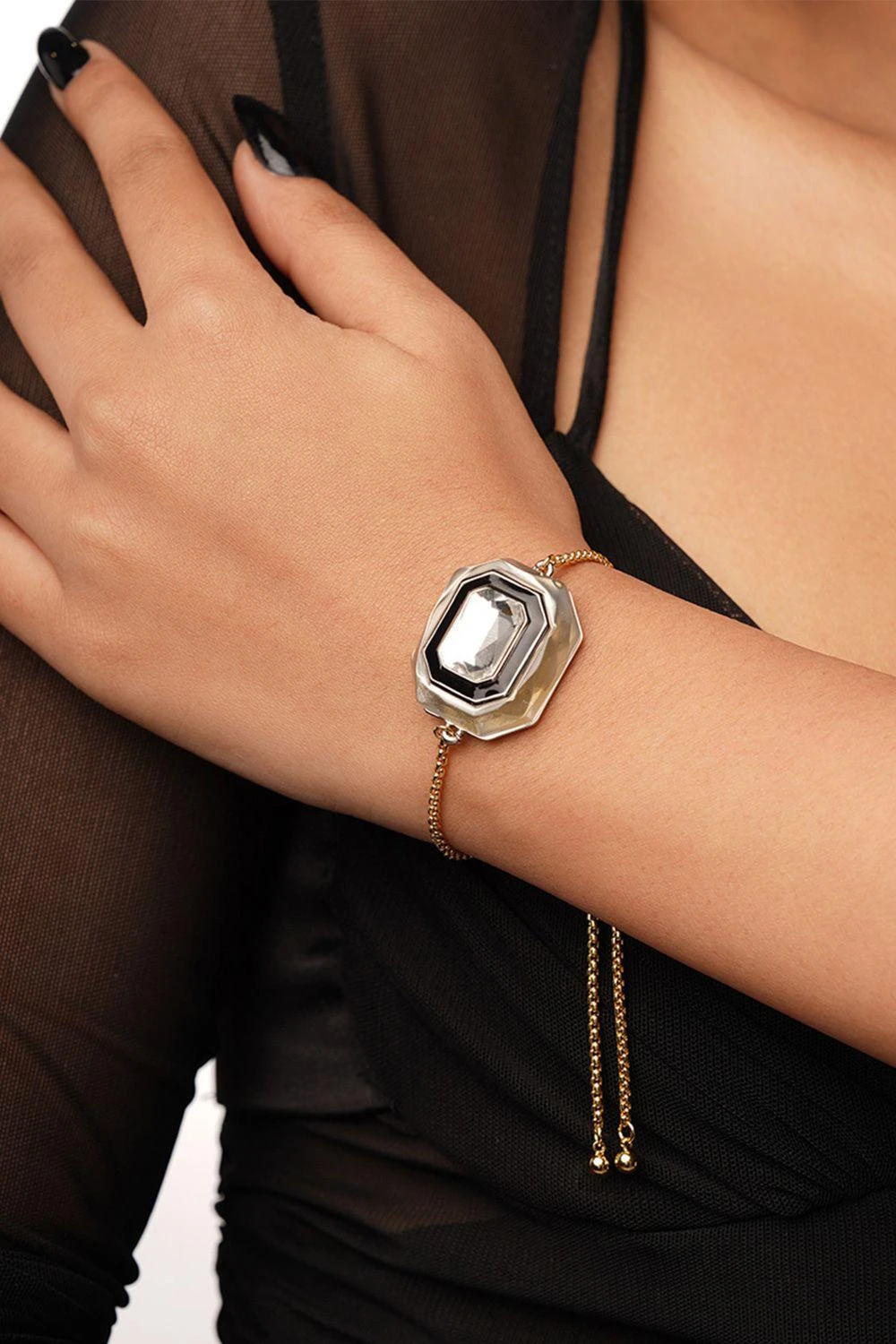 Isharya Infinity Cut Crystal Bracelet 3 Isharya Infinity Cut Crystal Bracelet