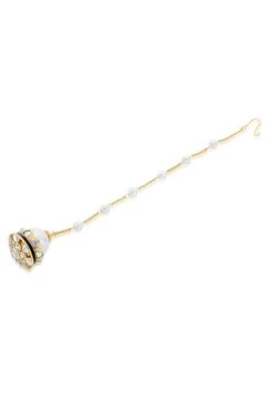 Isharya Amara Mirror Pearl Dainty Maangtikka 7 Isharya Amara Mirror Pearl Dainty Maangtikka -Celestiagem Jewelry Shop 15623is8 3