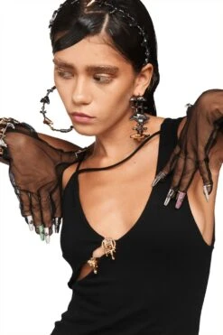 Outhouse Fuchsia Pink Fingertip Ring -Celestiagem Jewelry Shop 1607ot12 3 1