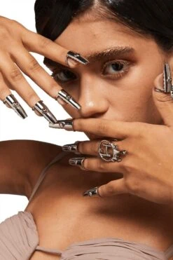 Outhouse Silver Nail Caps -Celestiagem Jewelry Shop 1607ot13 3 1