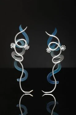 Suhani Pittie Oceanic Sway Blue Earrings
