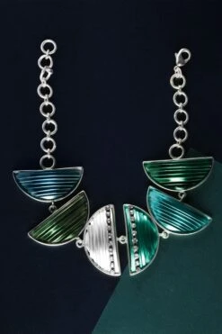 Suhani Pittie Blue-green Semi Circular Bracelet