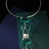 Suhani Pittie Green Cresent Choker Necklace