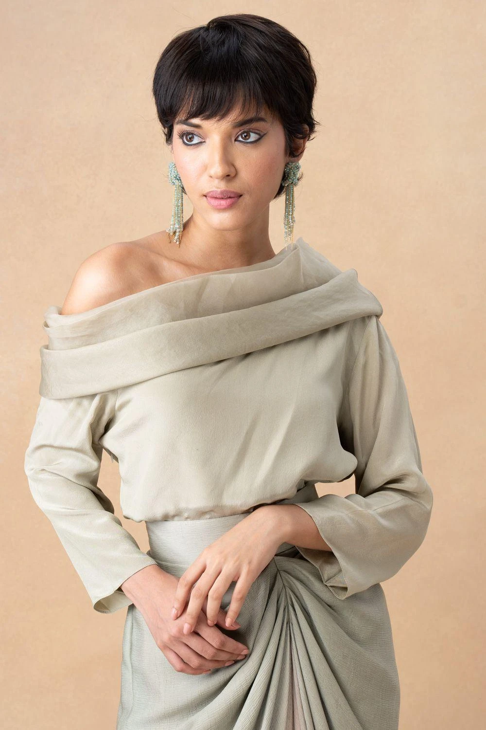 St Erasmus Nautical Crystal Rope Knot Earrings 4 St Erasmus Nautical Crystal Rope Knot Earrings - Image 2