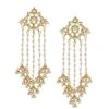 Maisara Kundan Jadau Earrings With Pearl Tassels -Celestiagem Jewelry Shop 17ms23 1