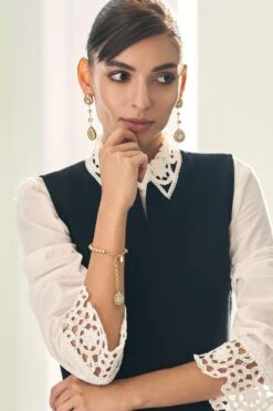 Aulerth Rosa Kundan Bracelet By Suneet Varma -Celestiagem Jewelry Shop 180523al15 2