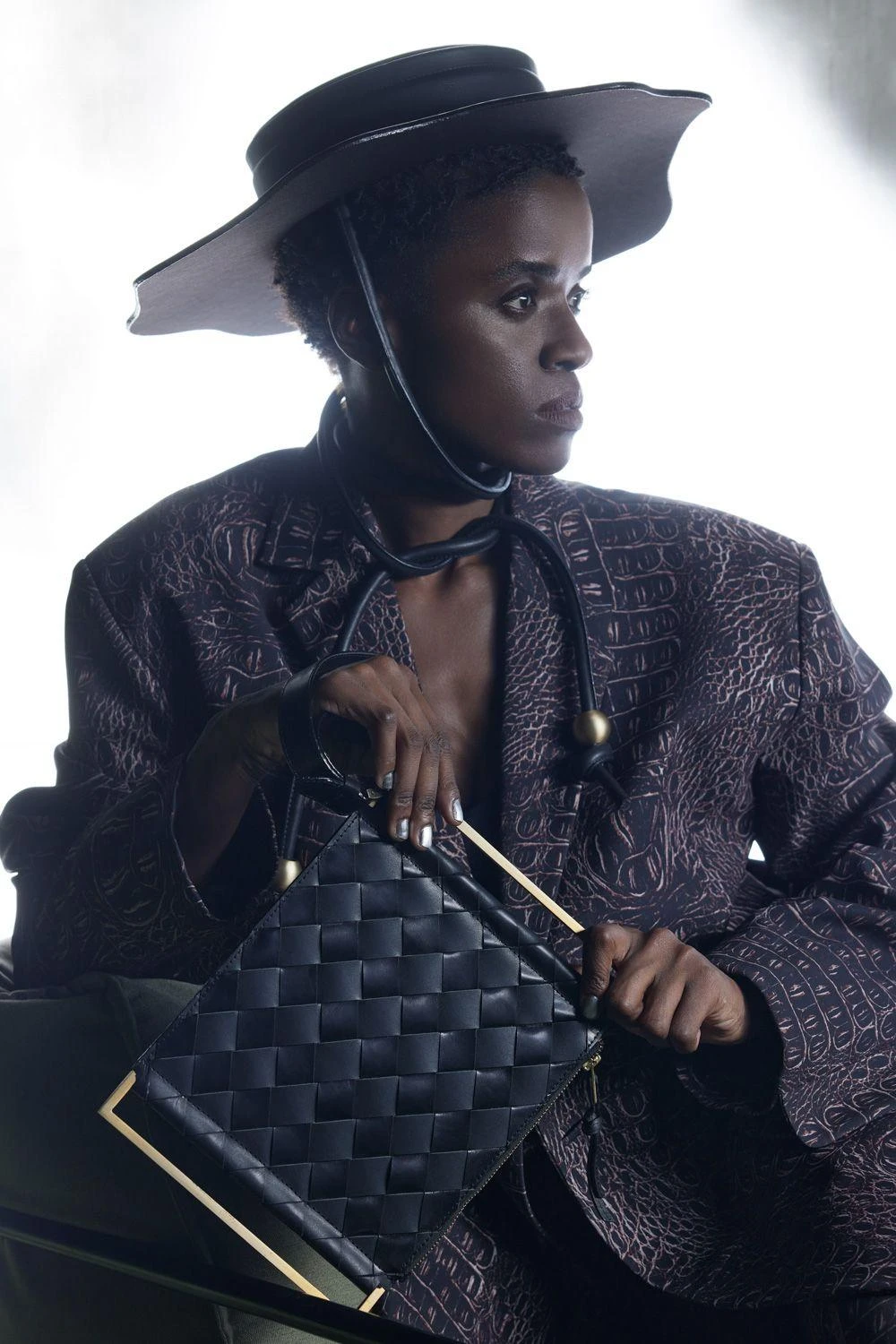 Tann-ed Chic Black Leather Hat 3 Tann-ed Chic Black Leather Hat