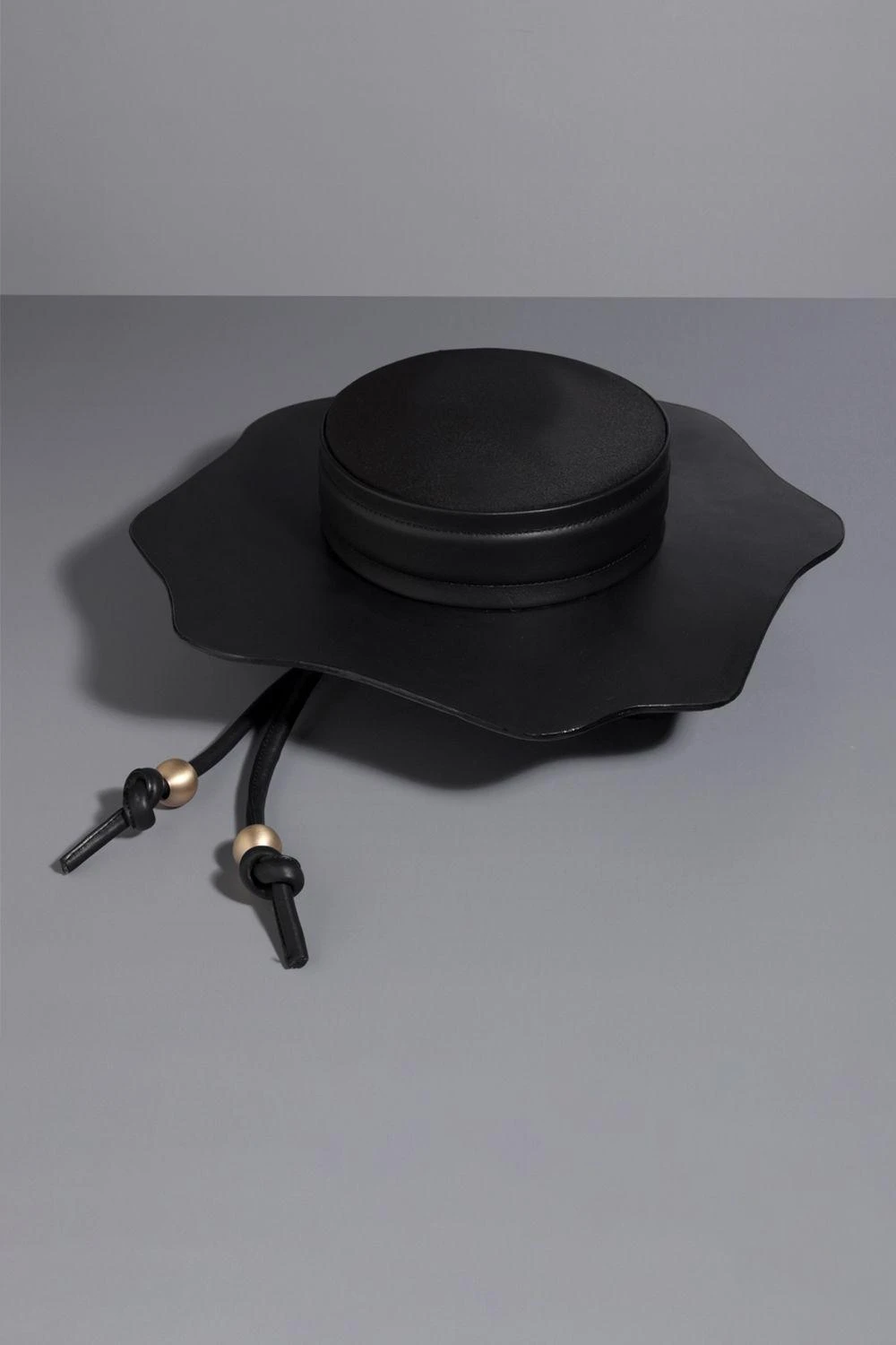 Tann-ed Chic Black Leather Hat 4 Tann-ed Chic Black Leather Hat - Image 2