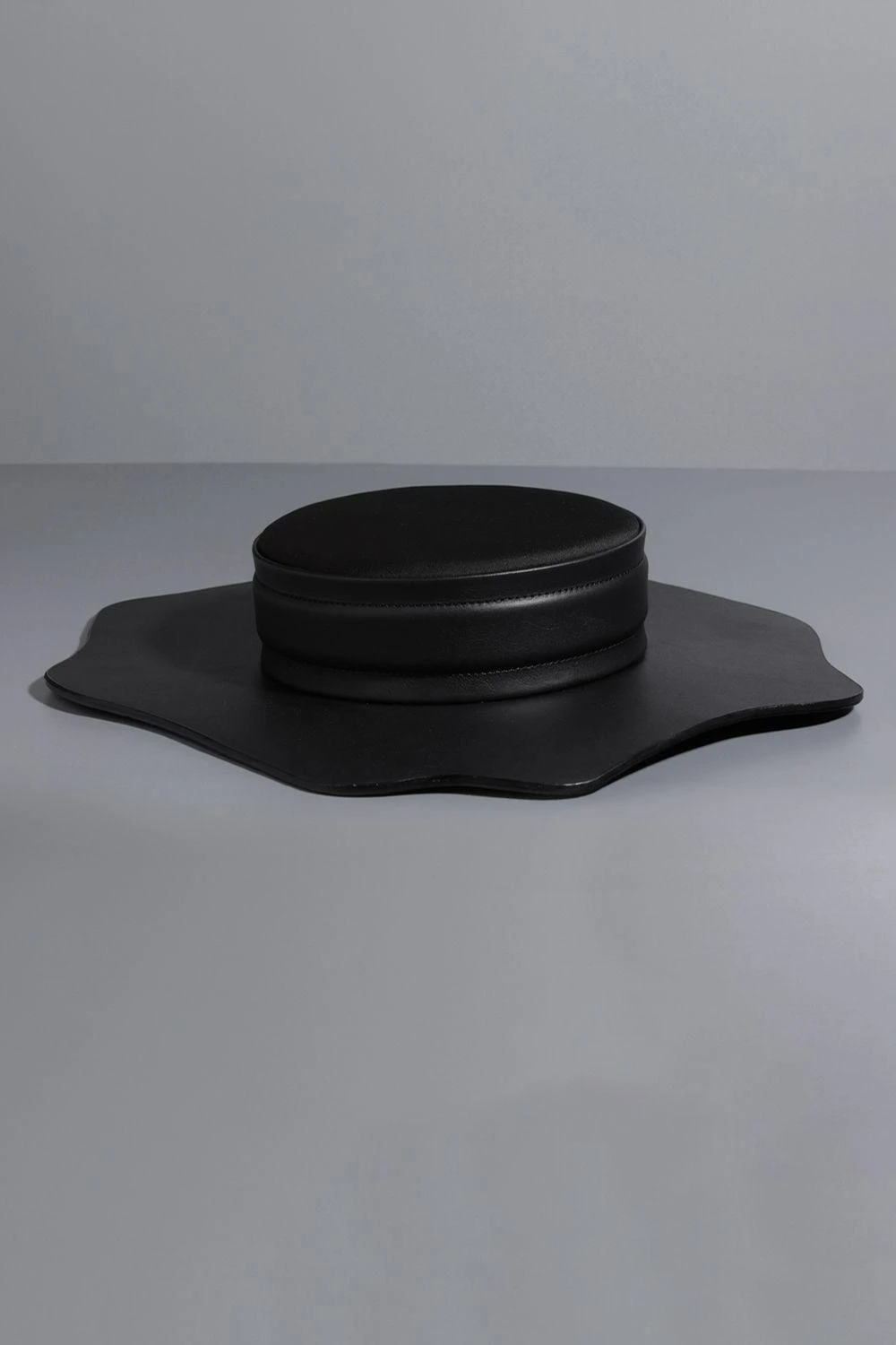 Tann-ed Chic Black Leather Hat 5 Tann-ed Chic Black Leather Hat - Image 3