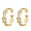 Isharya Disco Mirror Hoop Earring -Celestiagem Jewelry Shop 18723iya28 1