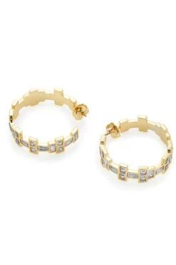 Isharya Disco Mirror Hoop Earring -Celestiagem Jewelry Shop 18723iya28 3