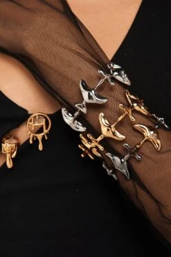 Outhouse Gold Shroomhead Bangle -Celestiagem Jewelry Shop 2007ot31 3