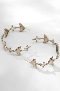 Outhouse Silver Shroomhead Hoops -Celestiagem Jewelry Shop 2007ot34 5